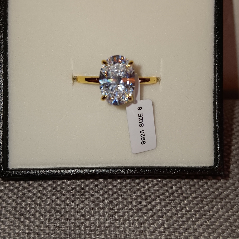 Beautiful Simulated diamond ring